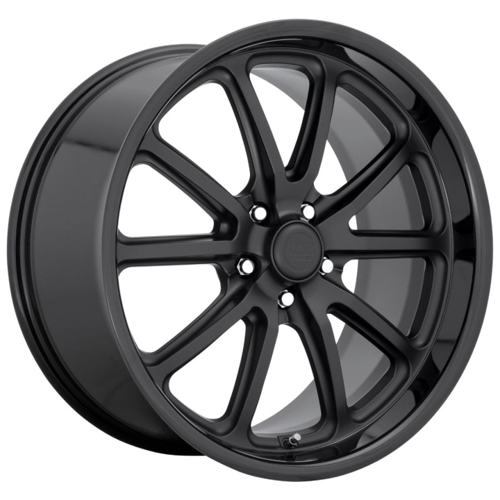 wlp-U12320006540 US Mag 1PC Rambler 20X10 ET40 5x114.3 72.56 Gloss Black Matte Black