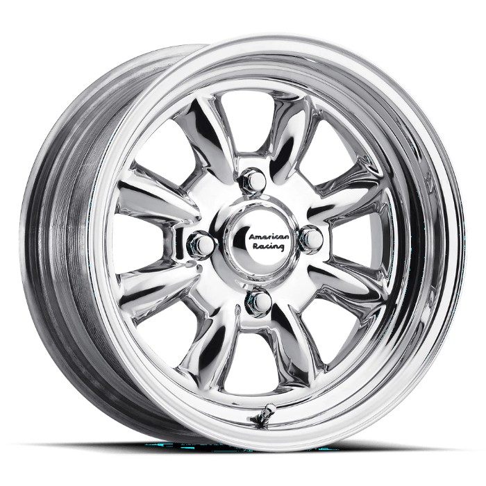 wlp-VN401580XX American Racing Vintage Silverstone 15X8 ETXX BLANK 72.60 Two-Piece Polished