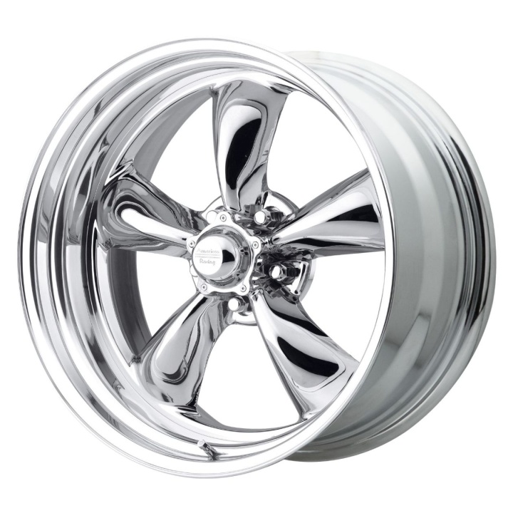 wlp-VNC405280XX American Racing Vintage Custom Torq Thrust 20X8 ETXX BLANK 72.60 Two-Piece Chrome W/ Polished Barrel