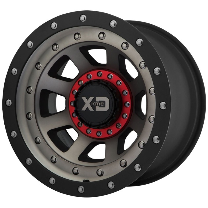 wlp-XD13721080918N XD Series Fmj 20X10 ET-18 8X165.1 125.50 Satin Black W/ Dark Tint