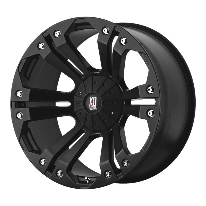 wlp-XD77889087712N XD Series Monster 18X9 ET-12 8X170 125.50 Matte Black