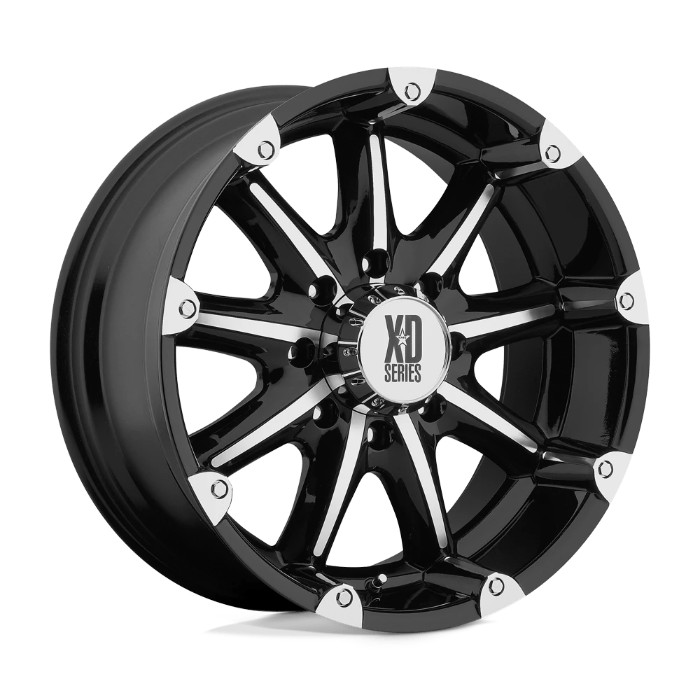 wlp-XD77929050312N XD Series Badlands 20X9 ET-12 5x127 78.30 Gloss Black Machined