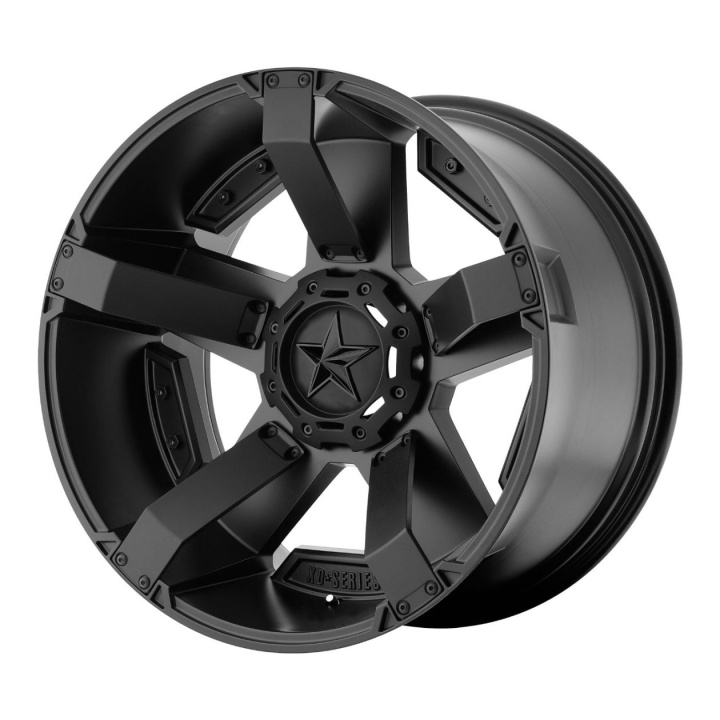 wlp-XD81121088724N XD Series Rockstar Ii 20X10 ET-24 8X180 130.81 Matte Black W/ Accents