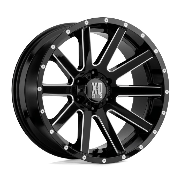 wlp-XD81821050324N XD Series Heist 20X10 ET-24 5x127 78.30 Gloss Black Milled