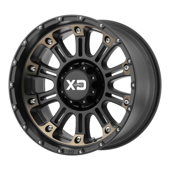 wlp-XD82920485976N XD Series Hoss Ii 20X14 ET-76 5X139.7 78.00 Satin Black Mach W/ Dark Tint