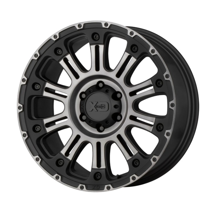 wlp-XD82921068424N XD Series Hoss Ii 20X10 ET-24 6X139.7 106.25 Satin Black Mach W/ Gray Tint