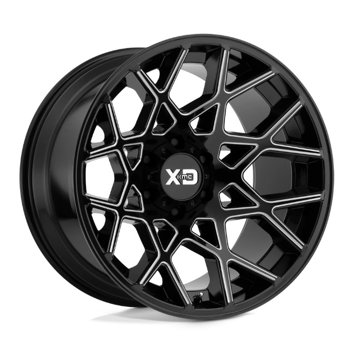 wlp-XD83121063324N XD Series Chopstix 20X10 ET-24 6X135 87.10 Gloss Black Milled