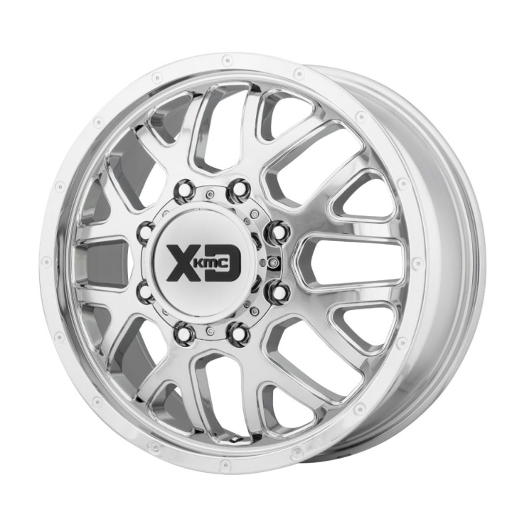 wlp-XD843208892127 XD Series Grenade Dually 20X8.25 ET127 8X210 154.30 Chrome - Front