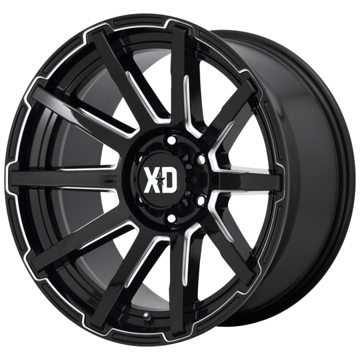 wlp-XD84721068318N XD Series Outbreak 20X10 ET-18 6X139.7 106.25 Gloss Black Milled