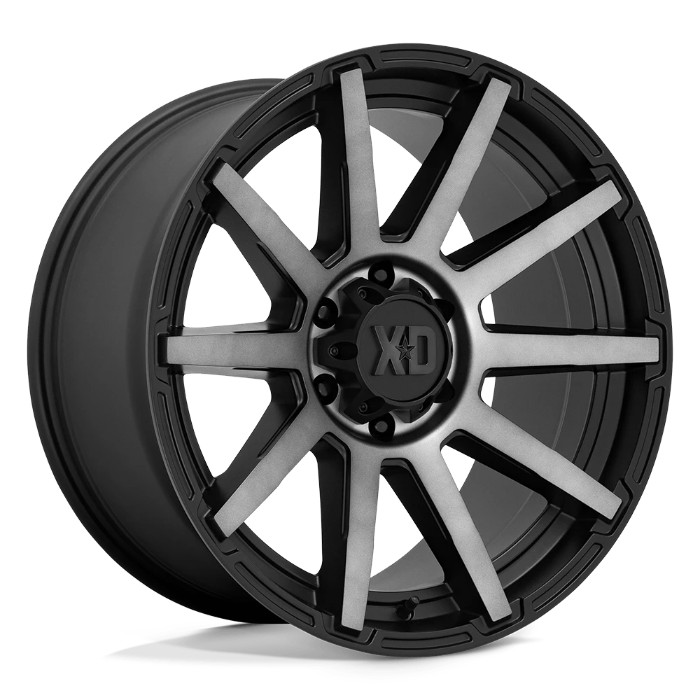 wlp-XD84729050400 XD Series Outbreak 20X9 ET0 5x127 71.50 Satin Black W/ Gray Tint