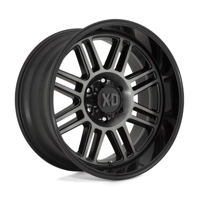 wlp-XD85021050418N XD Series Cage 20X10 ET-18 5x127 71.50 Gloss Black W/ Gray Tint