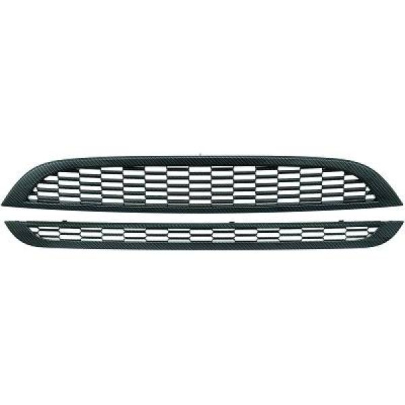 MINI Cooper 04-06 Honeycomb Sportgrill Kolfiber-Look DIEDERICHS