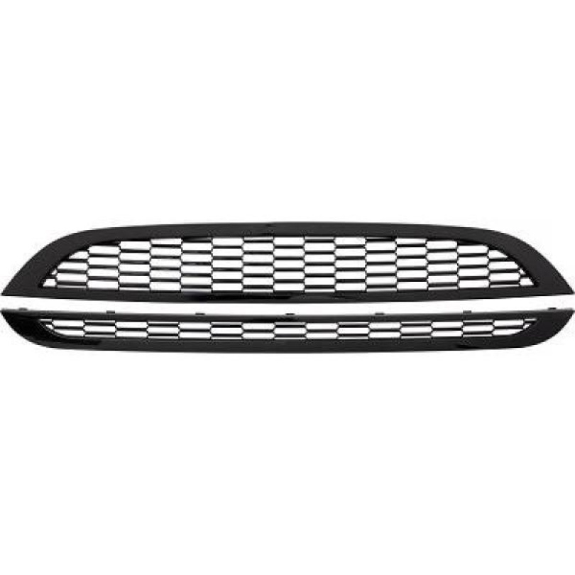 MINI Cooper 01-04 Honeycomb Sportgrill Blanksvart DIEDERICHS