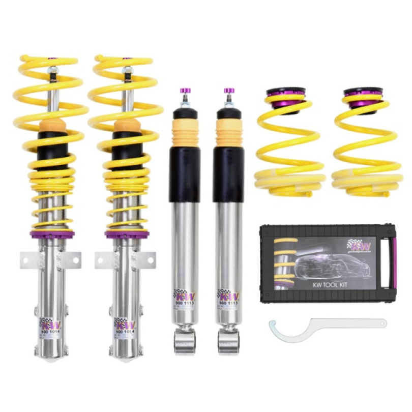 Civic & CRX (EJ / EK) Med gaffelinfästning 10/95- Coiloverkit KW Suspension Inox 2