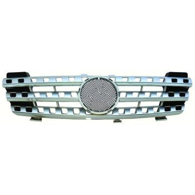 MERCEDES ML-Class W164 03-08 Ribbad Silver/Krom Sportgrill DIEDERICHS