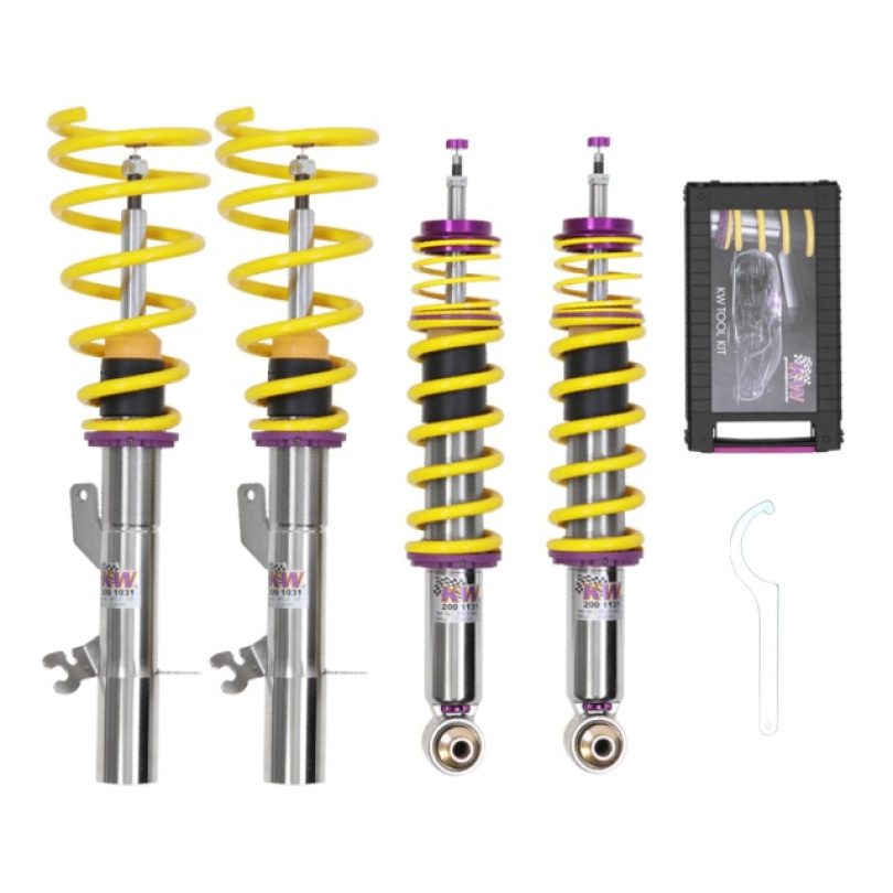 Civic & CRX (EJ / EK) Med gaffelinfästning 10/95- Coiloverkit KW Suspension Inox 3