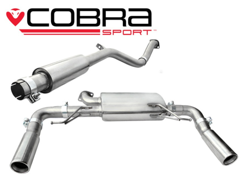 Renault Clio 197 Mk3 2.0 16V 06-09 Catback Sportavgassystem (Ljuddämpat) Cobra Sport