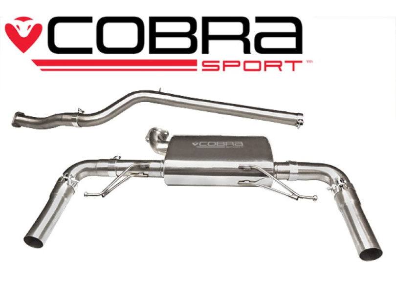 Renault Clio 200 Mk3 2.0 16V 09-12 Catback Sportavgassystem (Ej Ljuddämpat) Cobra Sport