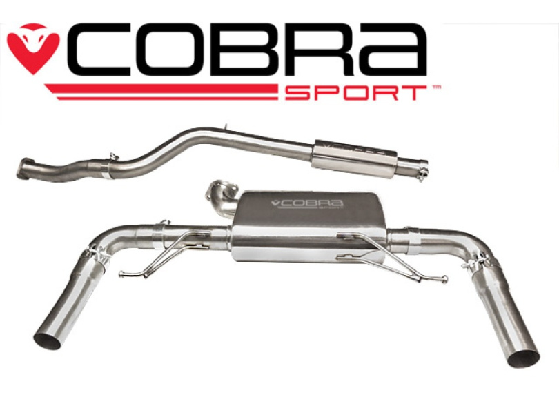 Renault Clio 200 Mk3 2.0 16V 09-12 Catback Sportavgassystem (Ljuddämpat) Cobra Sport