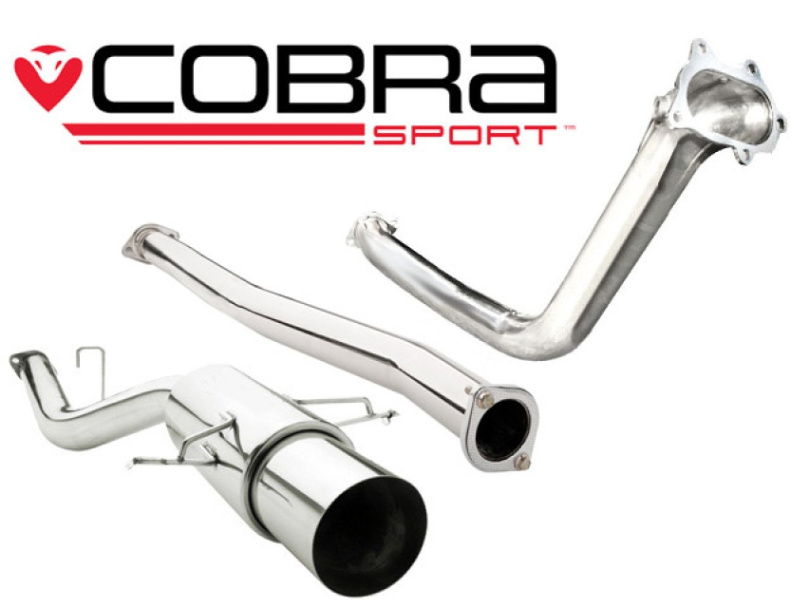 Subaru Impreza WRX & STI 01-07 Turboback-sportavgassystem (Race type) (Med De-Cat & Ej Ljuddämpat) Cobra Sport