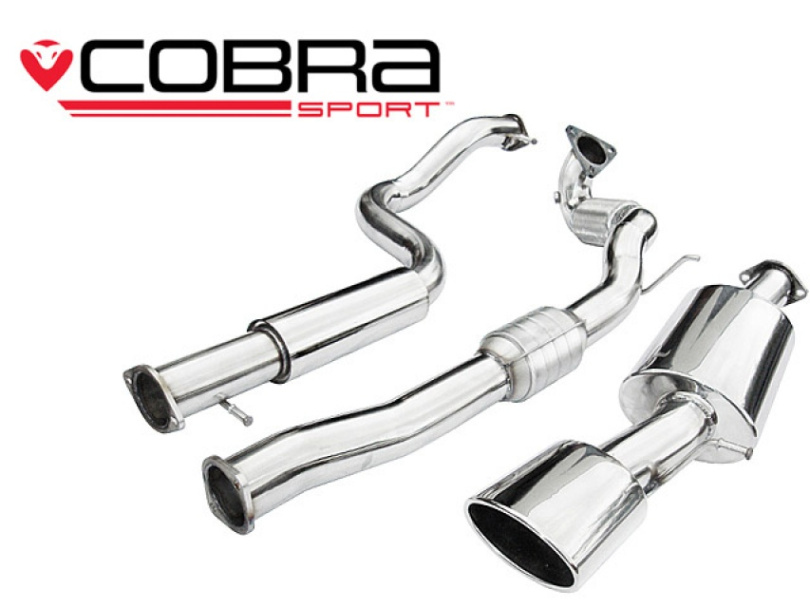 Seat Leon Cupra R (1M-Mk1) 02-05 Turboback-sportavgassystem (Med Sportkatalysator & Ljuddämpare) Cobra Sport