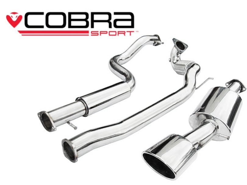 Seat Leon Cupra R (1M-Mk1) 02-05 Turboback-sportavgassystem (Med De-Cat & Ljuddämpare) Cobra Sport