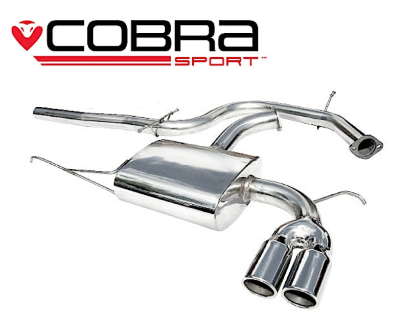 Seat Leon FR 2.0 TDI (170PS) (1P-Mk2) 05-13 Catback Sportavgassystem Cobra Sport