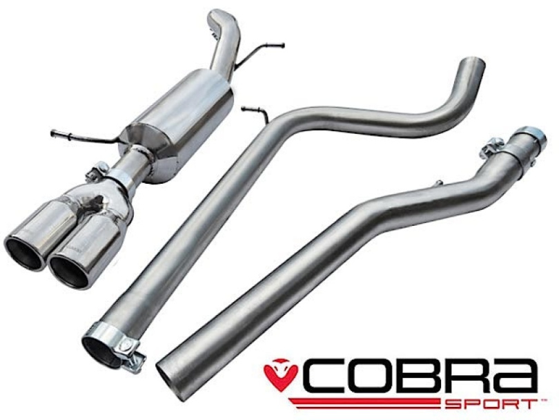 Seat Ibiza FR 1.4 TSI 10-14 Catback Sportavgassystem (Ej Ljuddämpat) (Inklusive Race-pipes) Cobra Sport