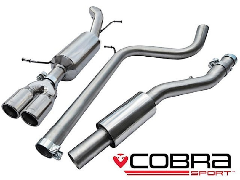 Seat Ibiza FR 1.4 TSI 10-14 Catback Sportavgassystem (Ljuddämpat) (Inklusive Race-pipes) Cobra Sport