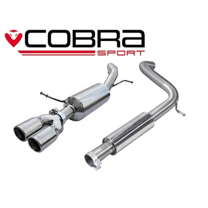 Seat Ibiza FR 1.2 TSI 10-15 Catback Sportavgassystem (Ljuddämpat) Cobra Sport