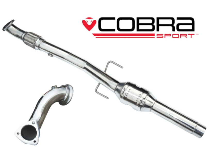 Opel Corsa D Nurburgring 10-14 Pre-Cat/De-Cat Pipe & Sportkatalysator (200 Cell) Cobra Sport