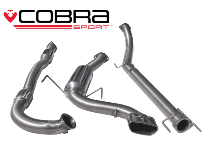 Opel Astra H VXR 05-11 Turboback-sportavgassystem (Med Sportkatalysator & Ej Ljuddämpat) Cobra Sport