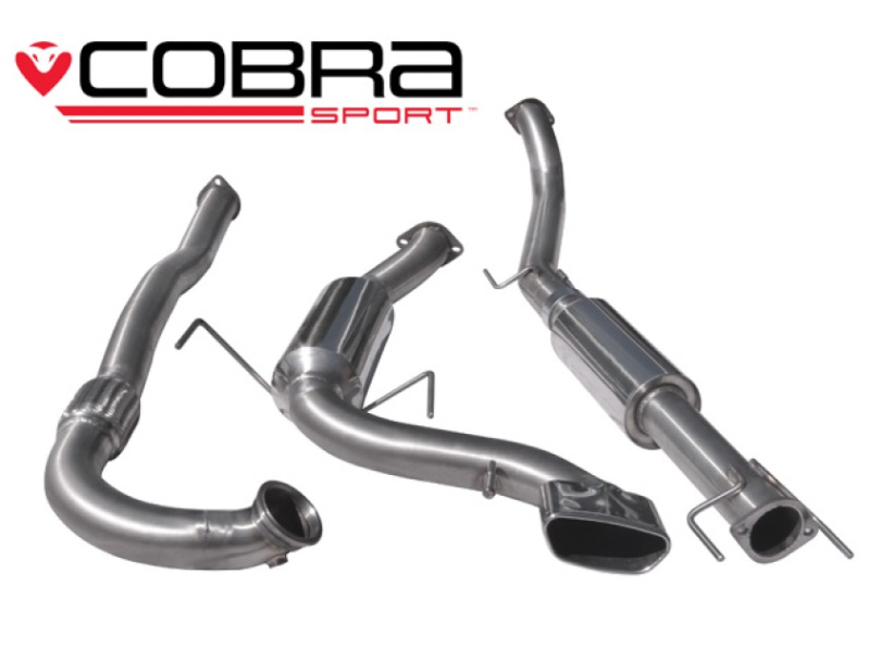 Opel Astra H VXR 05-11 Turboback-sportavgassystem (Med De-Cat & Ljuddämpare) Cobra Sport