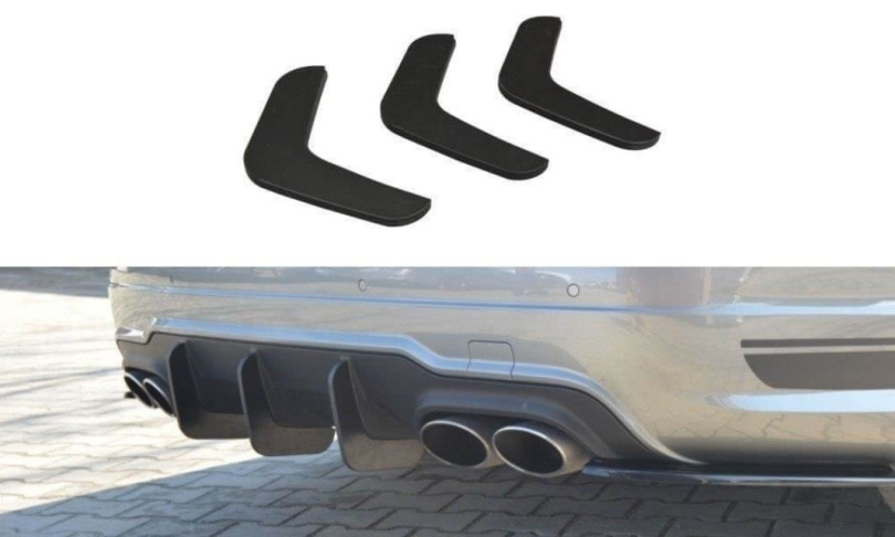 Mercedes C-Class W204 Facelift AMG-Line 2011-2014 Racing Diffuser V.2 Maxton Design