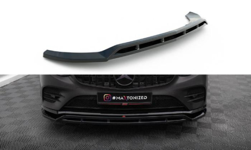 Mercedes-Benz GLC Coupe C253 2016-2019 Frontsplitter V.1 Maxton Design