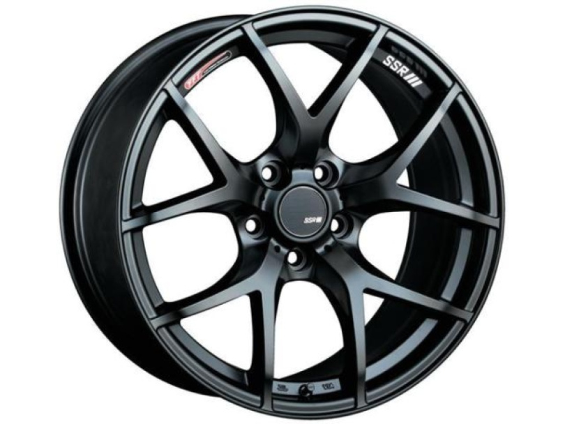 SSR GTV03, 18×8.5, 40, 5x114.3, φ73×H49, FLAT BLACK Fälg