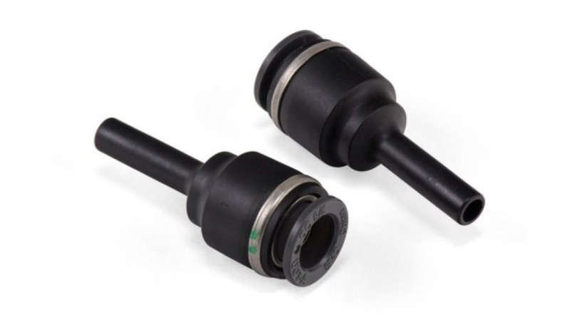 Plug-in Reducering 1/4'' STEM x 3/8'' PTC DOT SMC # KV2R11-07 Air Lift Performance