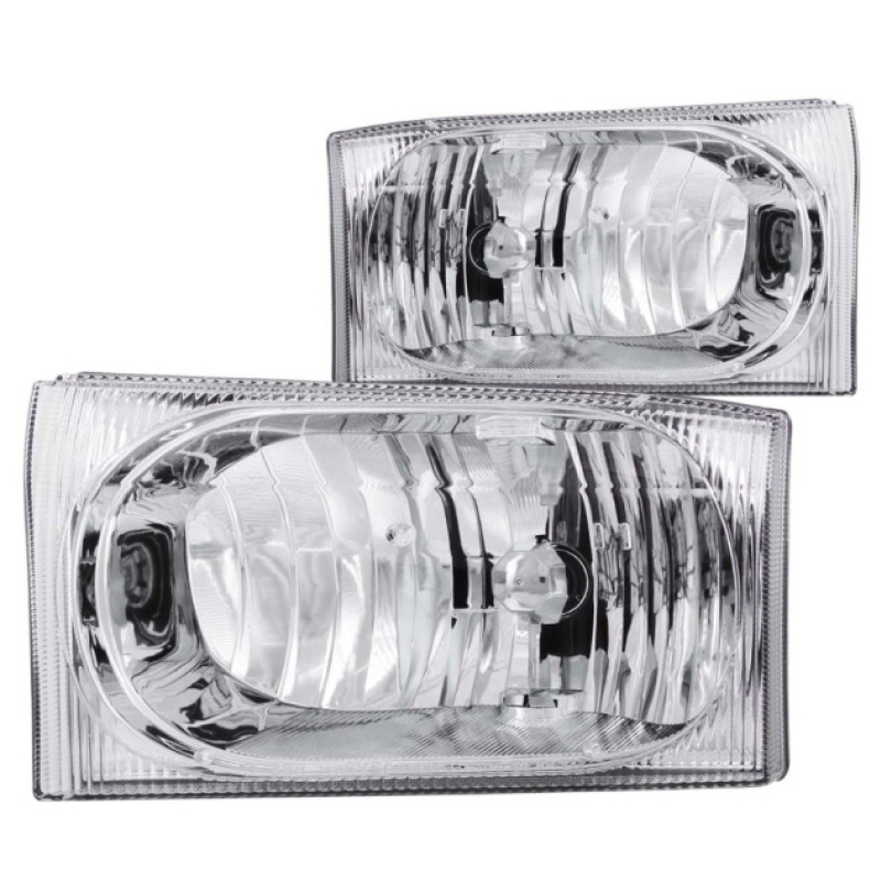 FORD F-450 Super Duty 1999-2004 Crystal Strålkastare Krom ANZO