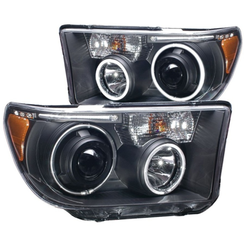 Toyota Sequoia 2008-2015 Projector Strålkastare Med Halo Svart (SMD LED) ANZO