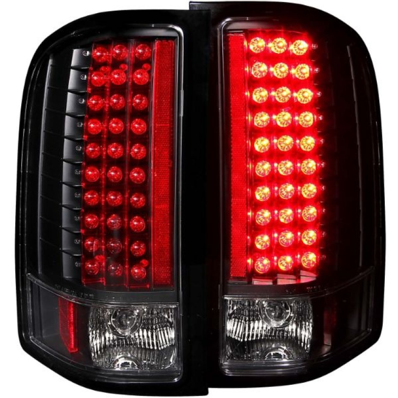 Chevrolet Silverado 1500 2007-2013 LED Baklampor Svarta ANZO