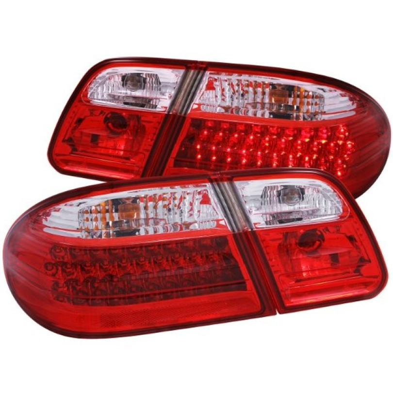 Mercedes Benz E Class W210 1996-2002 LED Baklampor Röda/Klara ANZO