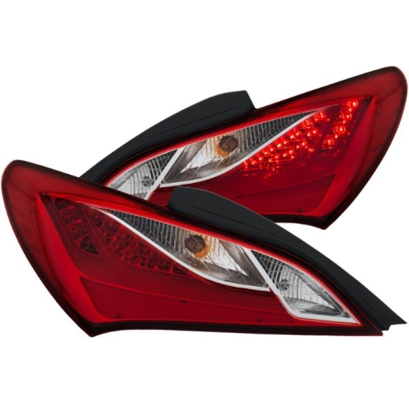 Hyundai Genesis 2DR 2010-2013 LED Baklampor Röda/Klara ANZO