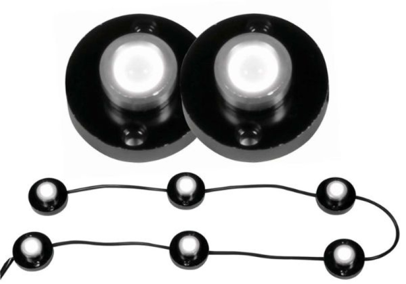 Universal LED Heavy Duty 6 Pod LED Bed Rail/Rock Crawler Lighting ANZO