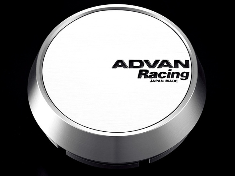 Advan 63mm Middle Centrumkåpa - Vit / Silver Alumit