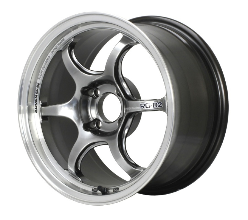 Advan RG-D2 15x5 +42 4-100 Machining & Racing Hyper Svart Fälg