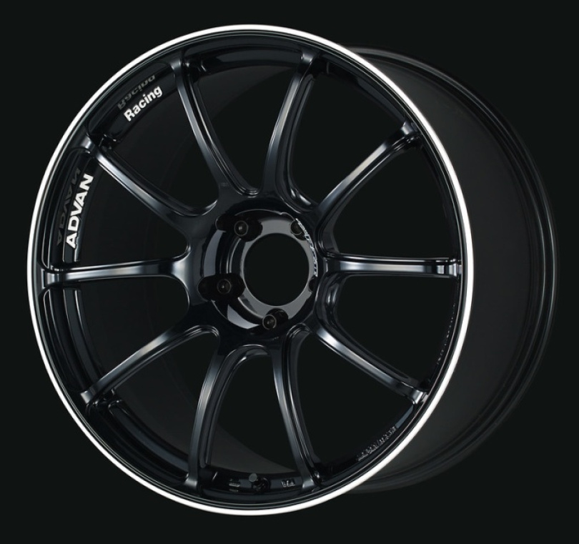 Advan RZII 17x7,0 +42 4-100 Racing Gloss Svart Fälg