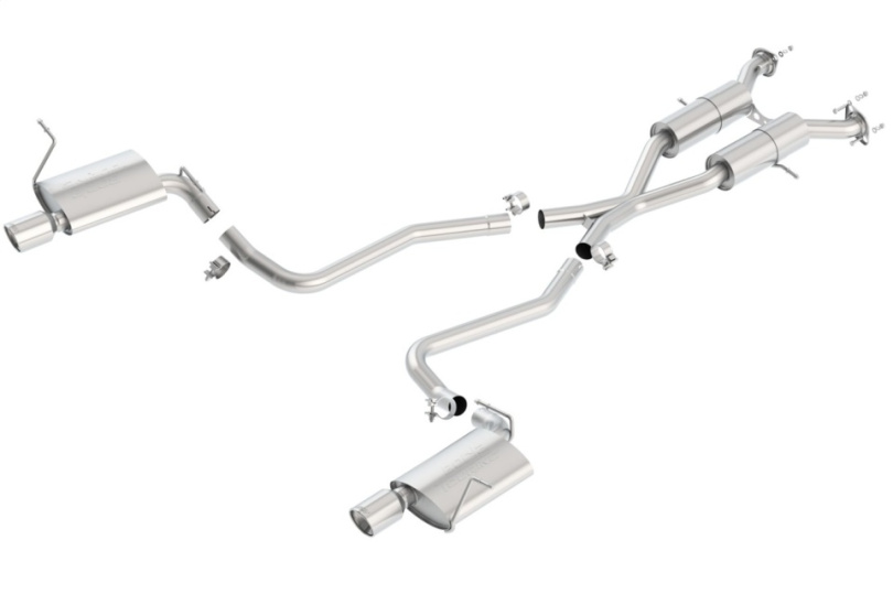 2011-2021 Jeep Grand Cherokee WK2 Catback Sportavgassystem Touring Borla