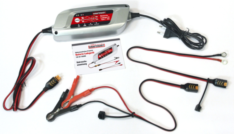 Batteriladdare 12v / 120ah - 5A Laddstyrka Dino Kraftpaket