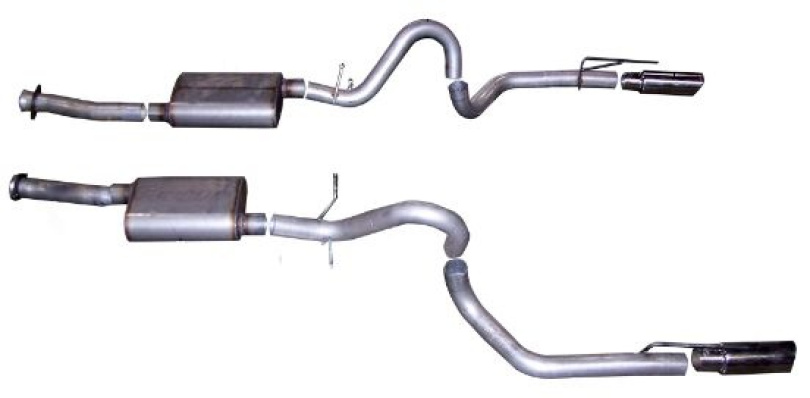 Mustang GT 4.6L 99-04 Dual Exhaust Rostfritt Cat-Back Avgassystem Gibson