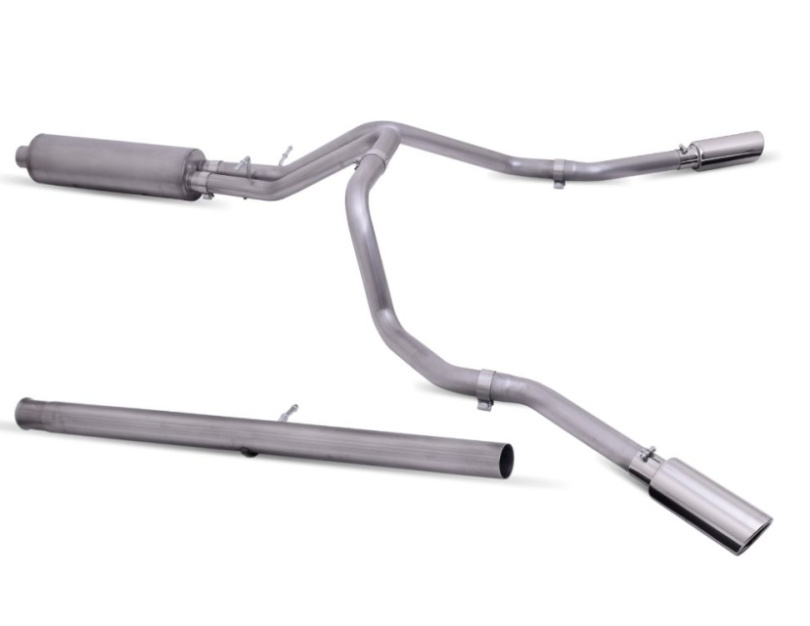 Silverado 1500 / Sierra 1500 ''Factory Dual Exhaust 6.2L 19-20 Rostfritt Cat-Back Avgassystem Gibson